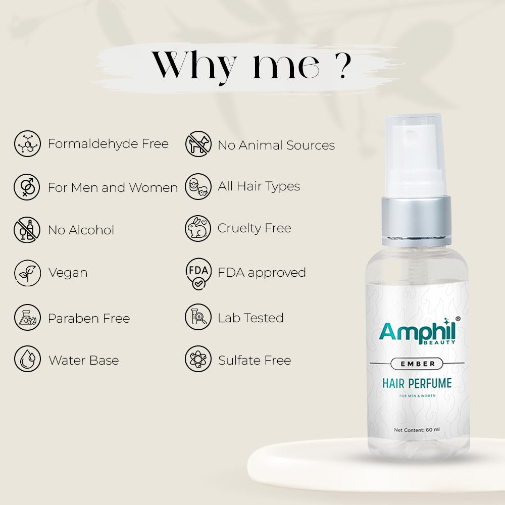 AmPhil Beauty Ember Hair Perfume - 60 ml